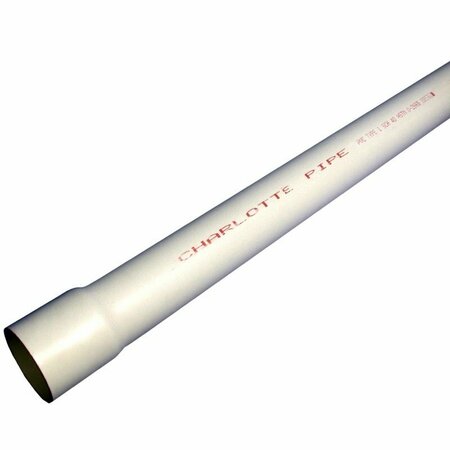 CHARLOTTE PIPE AND FOUNDRY PIPE SCH40 1/2 in.X10' BE PVC 04005B 0600